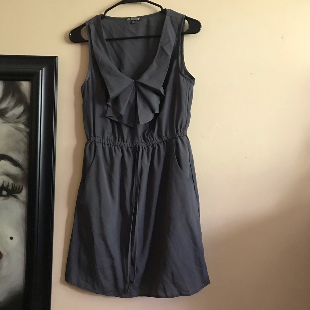 2/35$ gray dress with pockets